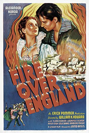 Fire Over England (1937) starring Laurence Olivier on DVD on DVD